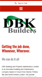 Mobile Screenshot of dbkbuilders.co.uk